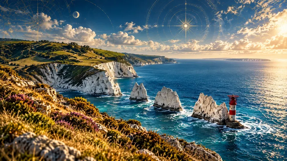 Interpretive illustration of The Needles